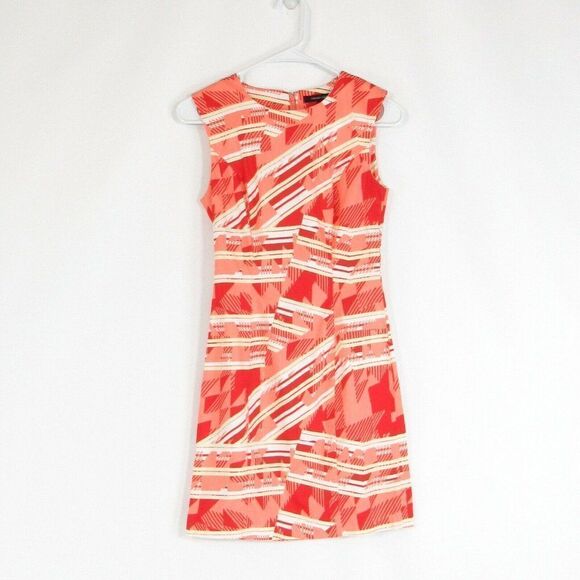 Orange FRENCH CONNECTION sheath dress 0 - Picture 1 of 4